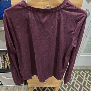 Reebok Women's Long Sleeve Top - Maroon